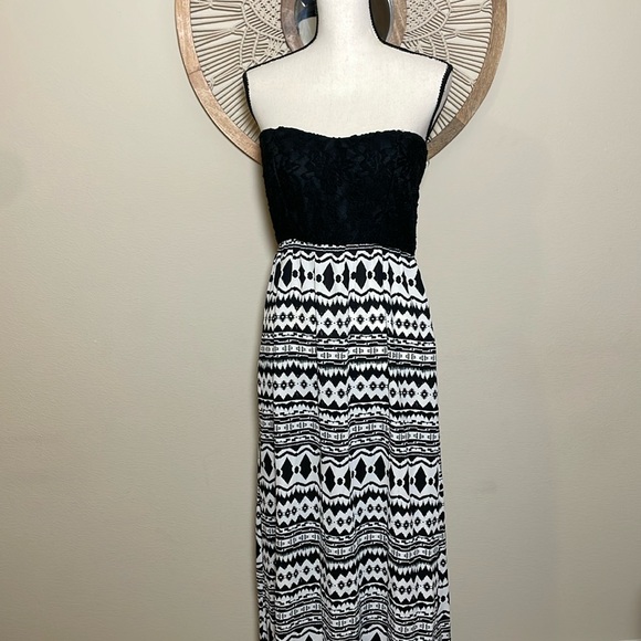 Miss Chievous juniors maxi lace tube dress with bow back NWT size XL - Picture 3 of 10